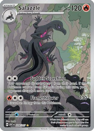 ME Ascended Heroes  224/217 Salazzle  - Holofoil - Illustration Rare