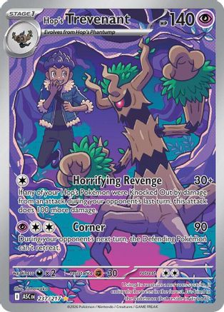 ME Ascended Heroes  237/217 Hop's Trevenant  - Holofoil - Illustration Rare