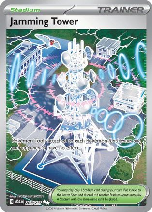 ME Ascended Heroes  261 Jamming Tower  - Holofoil - Ultra Rare