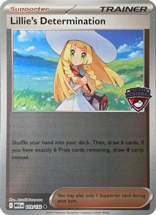 League & Championship Cards  119 Lillie's Determination (Regional Championships)  - Reverse Holofoil - Uncommon