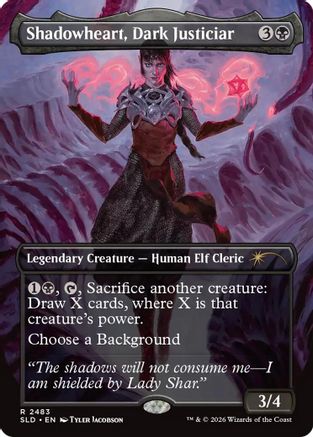 Secret Lair Drop Series - (SLD-2483) - Shadowheart, Dark Justiciar Foil