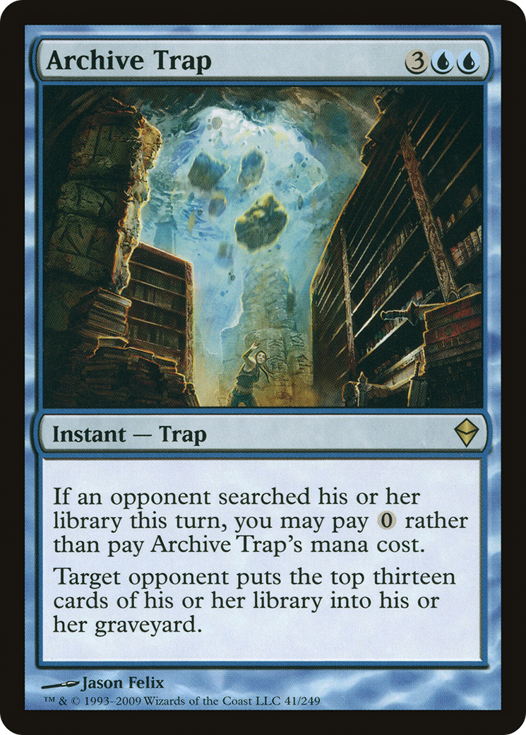 Zendikar - (ZEN-041) - Archive Trap
