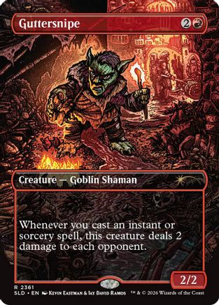 Secret Lair Drop Series - (SLD-2361) - Guttersnipe (2361)