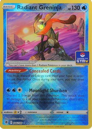 League & Championship Cards  046 Radiant Greninja  - Holofoil - Radiant Rare