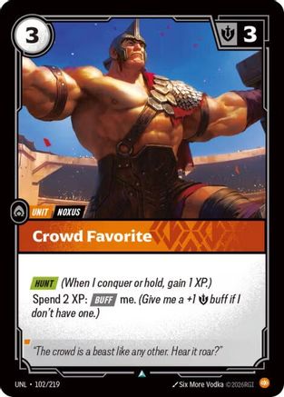 Unleashed (102/219): Crowd Favorite -