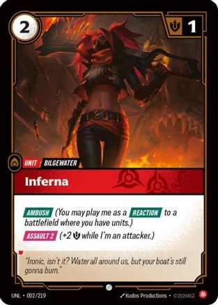 Unleashed (002/219): Inferna - Foil