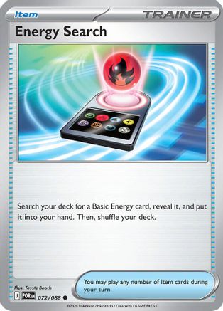 ME03 Perfect Order  072 Energy Search  - Reverse Holofoil - Common