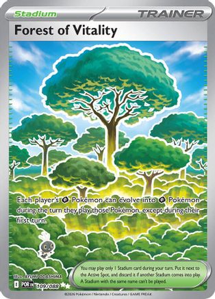 ME03 Perfect Order  109 Forest of Vitality  - Holofoil - Ultra Rare