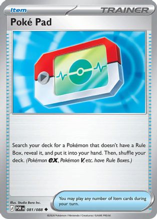 ME03 Perfect Order  081/088 Poke Pad  - Uncommon
