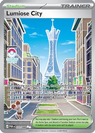 ME03 Perfect Order  111/088 Lumiose City  - Holofoil - Ultra Rare