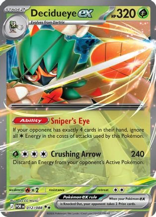 ME03 Perfect Order  012/088 Decidueye ex  - Holofoil - Double Rare