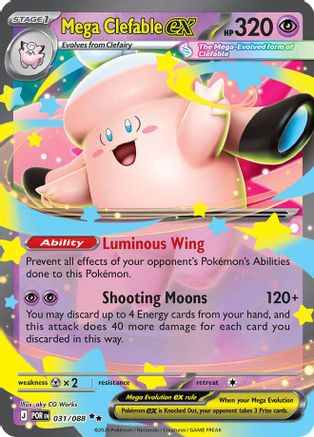 ME03 Perfect Order  031/088 Mega Clefable ex  - Holofoil - Double Rare