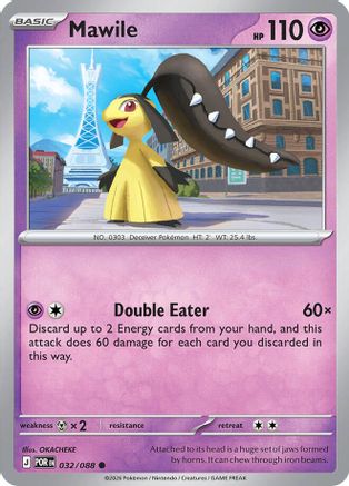 ME03 Perfect Order  032 Mawile  - Common