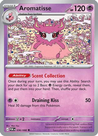 ME03 Perfect Order  036 Aromatisse  - Reverse Holofoil - Uncommon