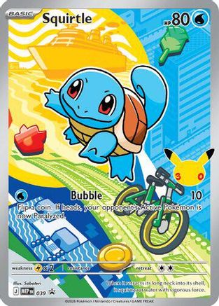 ME Mega Evolution Promo 037 Bulbasaur, 038 Charmander, 039 Squirtle FULL SET - Holofoil - Promos
