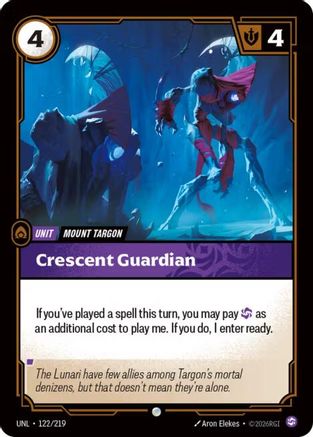 Unleashed (122/219): Crescent Guardian - Foil