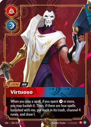 Unleashed (181/219): Jhin - Virtuoso - Foil