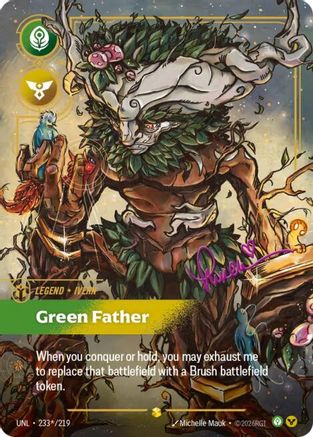 Unleashed (233*/219): Ivern - Green Father (Signature) - Foil