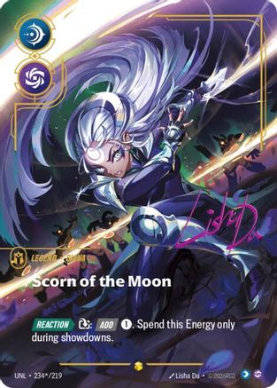 Unleashed (234*/219): Diana - Scorn of the Moon (Signature) - Foil
