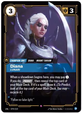 Unleashed (079/219): Diana - Lunari - Foil