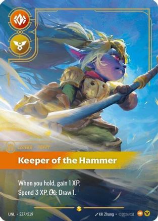 Unleashed (237/219): Poppy - Keeper of the Hammer (Overnumbered) - Foil
