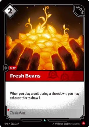 Unleashed (011/219): Fresh Beans - Foil
