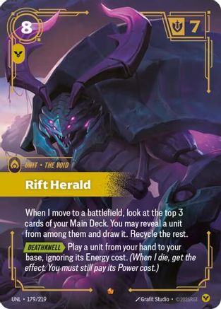 Unleashed (179/219): Rift Herald - Foil
