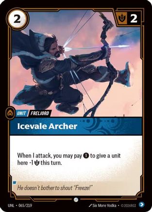Unleashed (065/219): Icevale Archer -