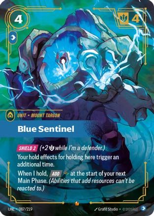 Unleashed (087/219): Blue Sentinel - Foil
