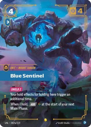 Unleashed (087a/219): Blue Sentinel (Alternate Art) - Foil