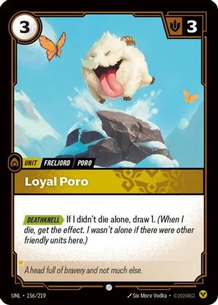 Unleashed (156/219): Loyal Poro - Foil