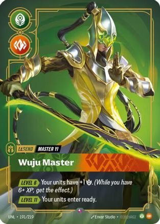 Unleashed (191/219): Master Yi - Wuju Master - Foil