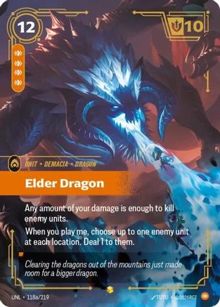 Unleashed (118a/219): Elder Dragon (Alternate Art) - Foil