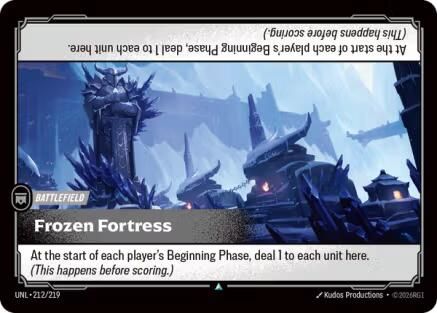 Unleashed (212/219): Frozen Fortress - Foil