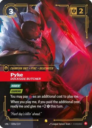 Unleashed (028a/219): Pyke - Dockside Butcher (Alternate Art) - Foil