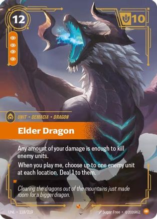 Unleashed (118/219): Elder Dragon - Foil