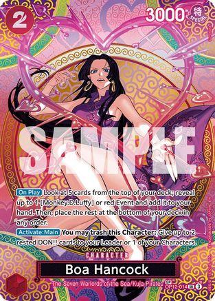 Adventure on Kamis Island  OP12-014 Boa Hancock (SP) (OP12-014)  - Foil - Super Rare