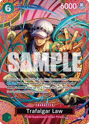 Adventure on Kamis Island  OP13-031 Trafalgar Law (SP) (OP13-031)  - Foil - Rare