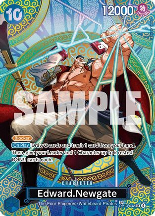 Adventure on Kamis Island  OP13-042 Edward.Newgate (SP) (OP13-042)  - Foil - Super Rare