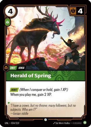 Unleashed (034/219): Herald of Spring - Foil