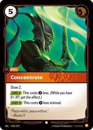 Unleashed (091/219): Concentrate -