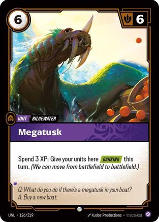 Unleashed (126/219): Megatusk - Foil
