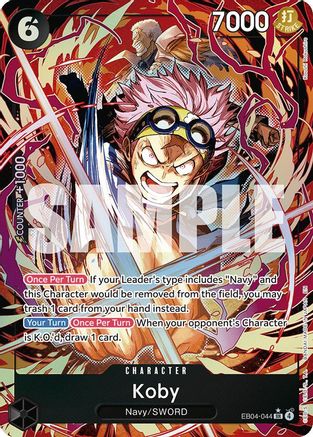 Adventure on Kamis Island  EB04-044 Koby (EB04-044) (Alternate Art) (EB04-044)  - Foil - Super Rare