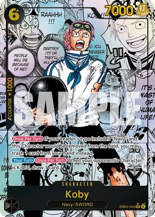 Adventure on Kamis Island  EB04-044 Koby (EB04-044) (Manga) (EB04-044)  - Foil - Super Rare