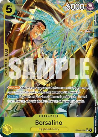 Adventure on Kamis Island  EB04-058 Borsalino (Alternate Art) (EB04-058)  - Foil - Super Rare