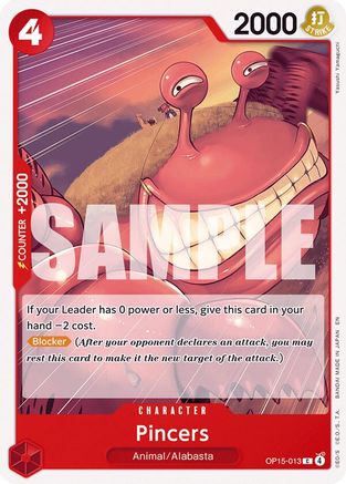 Adventure on Kamis Island  OP15-013 Pincers (OP15-013)  - Common