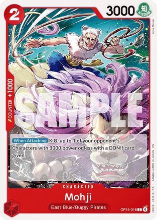 Adventure on Kamis Island  OP15-018 Mohji (OP15-018)  - Common