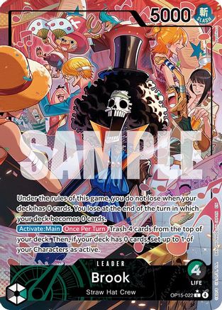 Adventure on Kamis Island  OP15-022 Brook (OP15-022) (Alternate Art) (OP15-022)  - Foil - Leader