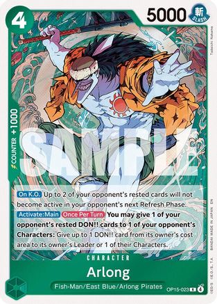Adventure on Kamis Island  OP15-023 Arlong (OP15-023)  - Foil - Rare