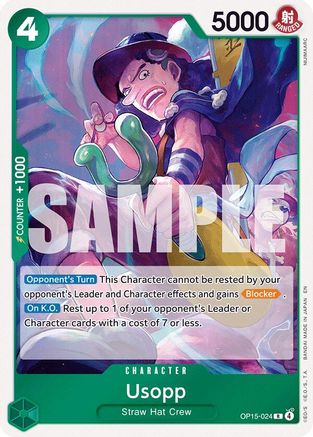 Adventure on Kamis Island  OP15-024 Usopp (OP15-024)  - Foil - Rare